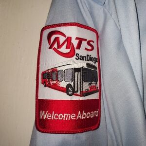 MTS San Diego Patch Light Blue Shirt